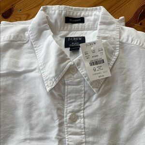 J.Crew White Flex Oxford Shirt